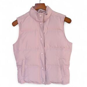 Halogen pink puffer vest Size S